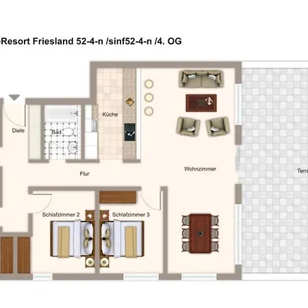 Apartment Nordseeresort Friesland Nordseeresort Friesland 52-4-n *